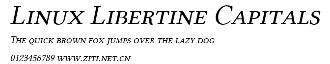 Linux Libertine Capitals.ttf字體轉換器圖片