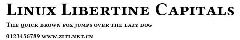 Linux Libertine Capitals.ttf字體轉換器圖片