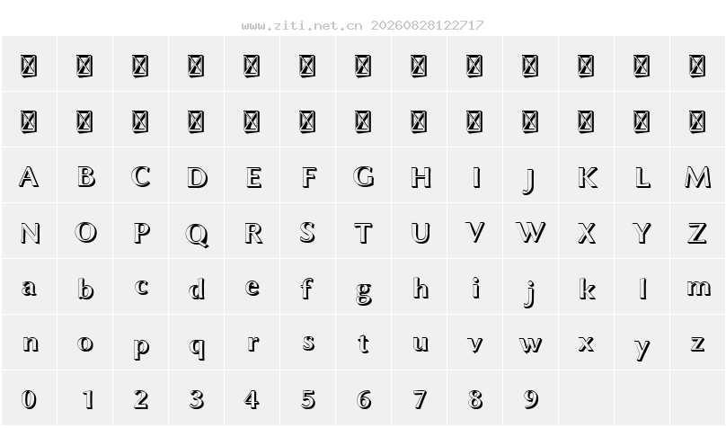 字符映射圖