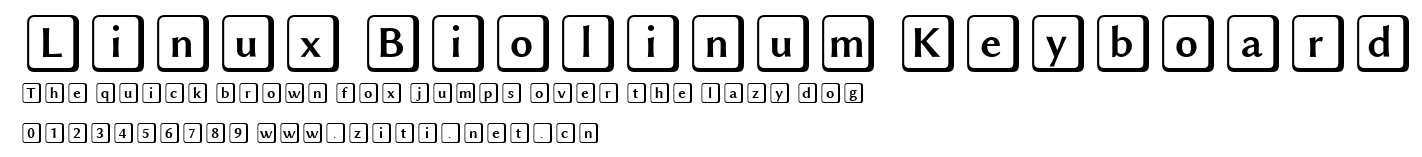 Linux Biolinum Keyboard.ttf字體轉換器圖片