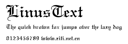 LinusText.ttf字體轉換器圖片
