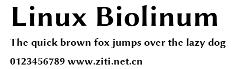 Linux Biolinum.ttf字體轉換器圖片