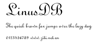 LinusDB.ttf字體轉換器圖片