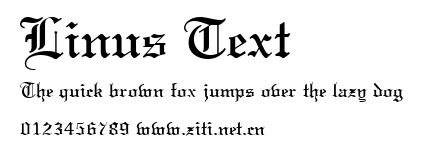 Linus Text.ttf字體轉換器圖片