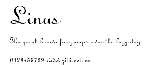 Linus.ttf字體轉換器圖片