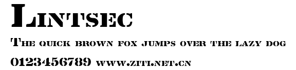 Lintsec.ttf字體轉換器圖片