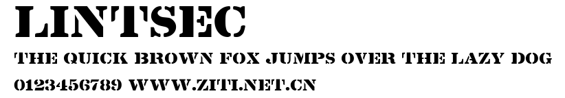 Lintsec.ttf字體轉換器圖片