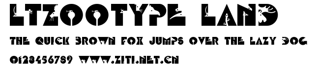 LTZootype Land.ttf字體轉換器圖片