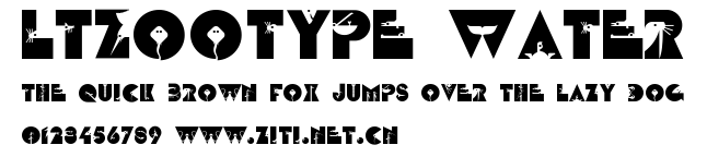 LTZootype Water.ttf字體轉換器圖片