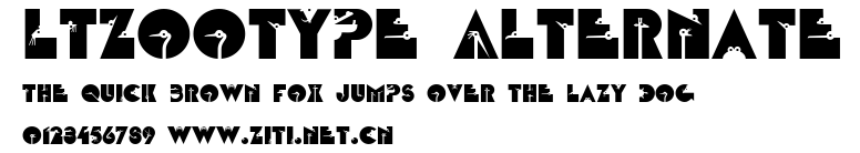 LTZootype Alternate.ttf字體轉換器圖片