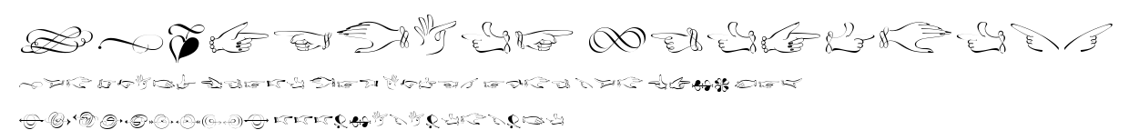LTZapfino Ornaments.ttf字體轉換器圖片