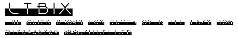 LTBix.ttf字體轉換器圖片