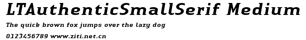 LTAuthenticSmallSerif Medium.ttf字體轉換器圖片