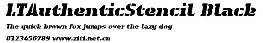 LTAuthenticStencil Black.ttf