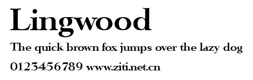 Lingwood.ttf字體轉換器圖片