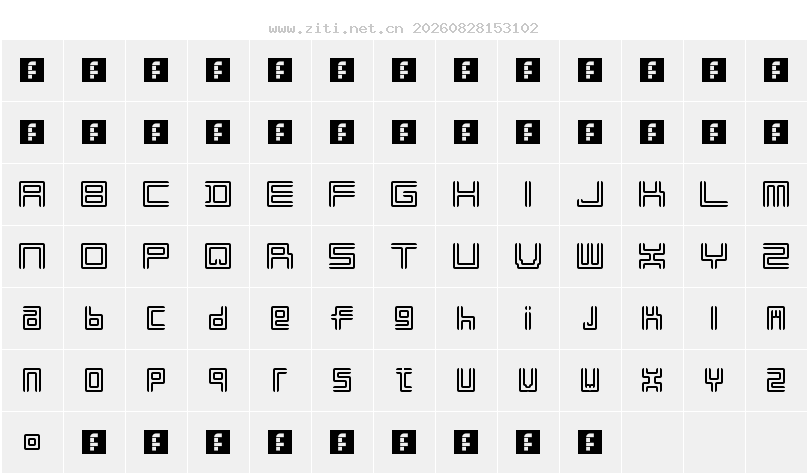 字符映射圖