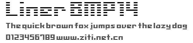 Liner BMP14.ttf字體轉換器圖片