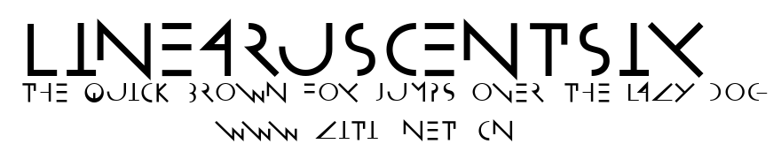 LinearusCentSix.ttf字體轉換器圖片