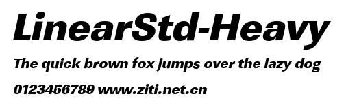 LinearStd-Heavy.ttf字體轉換器圖片
