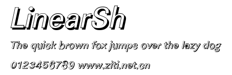 LinearSh.ttf字體轉換器圖片