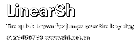 LinearSh.ttf字體轉換器圖片