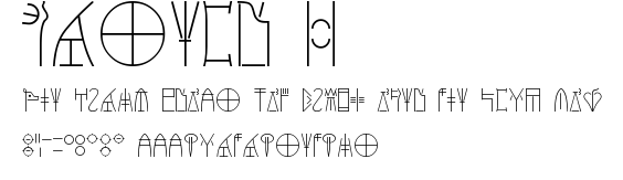 Linear B.ttf字體轉換器圖片
