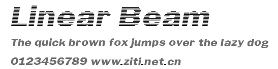 Linear Beam.ttf字體轉換器圖片
