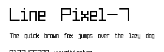 Line Pixel-7.ttf字體轉換器圖片