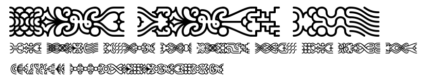 Line Dings BRK.ttf字體轉換器圖片