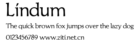 Lindum.ttf字體轉換器圖片