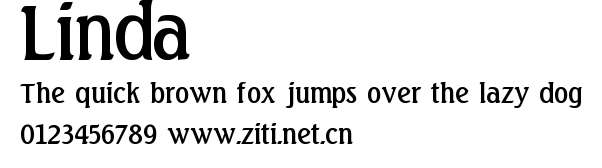Linda.ttf字體轉換器圖片