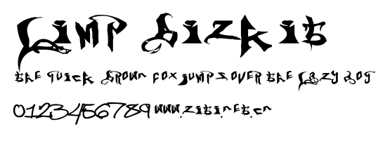 Limp Bizkit.ttf字體轉換器圖片