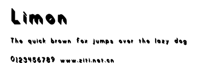 Limon.ttf字體轉換器圖片
