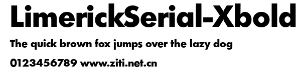 LimerickSerial-Xbold.ttf字體轉換器圖片