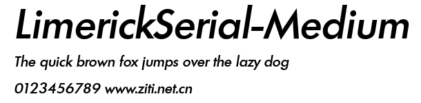 LimerickSerial-Medium.ttf字體轉換器圖片