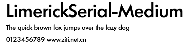 LimerickSerial-Medium.ttf字體轉換器圖片