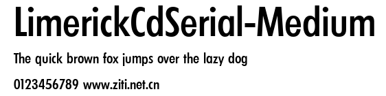 LimerickCdSerial-Medium.ttf字體轉換器圖片