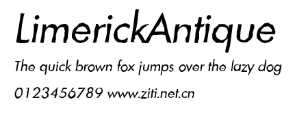 LimerickAntique.ttf字體轉換器圖片