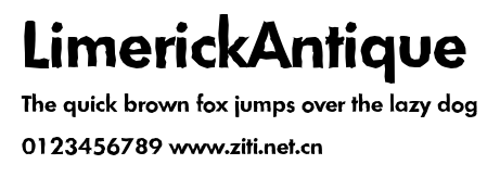LimerickAntique.ttf字體轉換器圖片