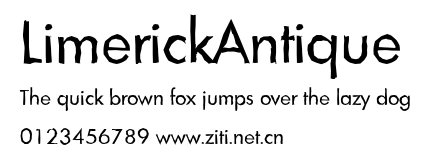 LimerickAntique.ttf字體轉換器圖片
