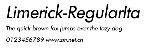 Limerick-RegularIta.ttf字體轉換器圖片
