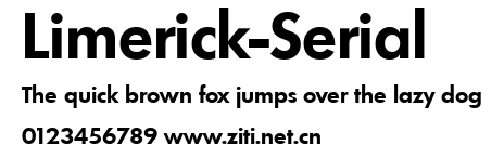 Limerick-Serial.ttf字體轉換器圖片