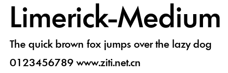 Limerick-Medium.ttf字體轉換器圖片