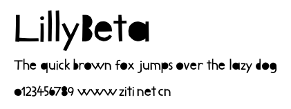 LillyBeta.ttf字體轉換器圖片