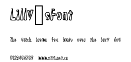 Lilly_sFont.ttf字體轉換器圖片