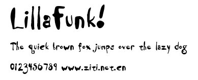 LillaFunk!.ttf字體轉換器圖片