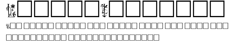 LilithInitials.ttf字體轉換器圖片