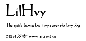 LilHvy.ttf字體轉換器圖片