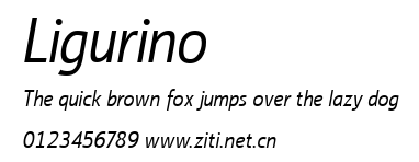 Ligurino.ttf字體轉換器圖片