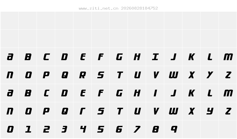 字符映射圖